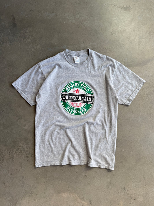 (L) Wrigley Field Drunk Again Tee