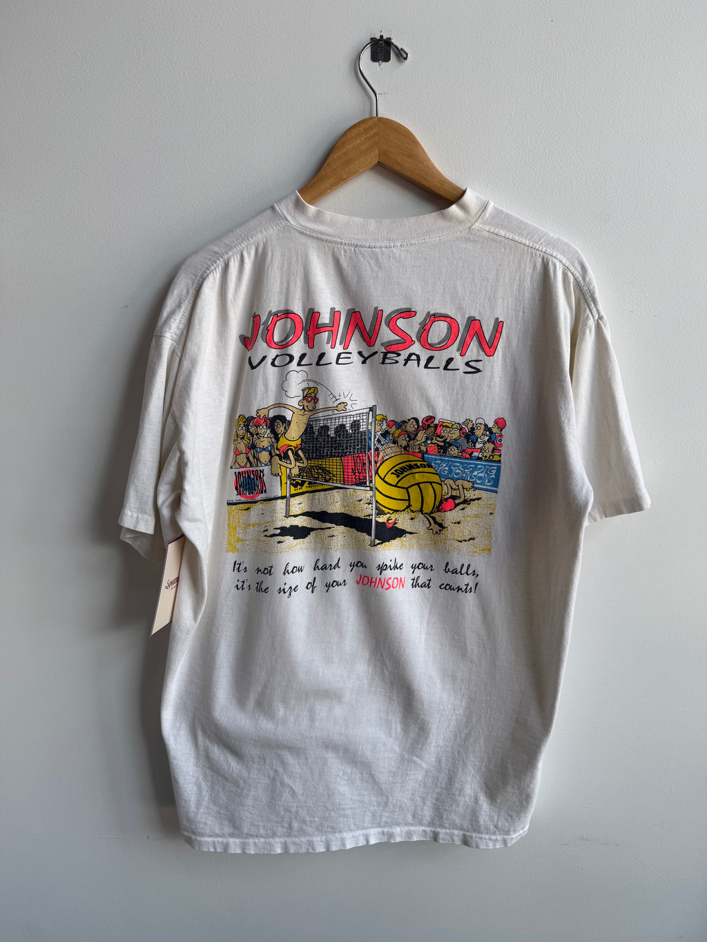 (XL) Big Johnson Volleyball Tee