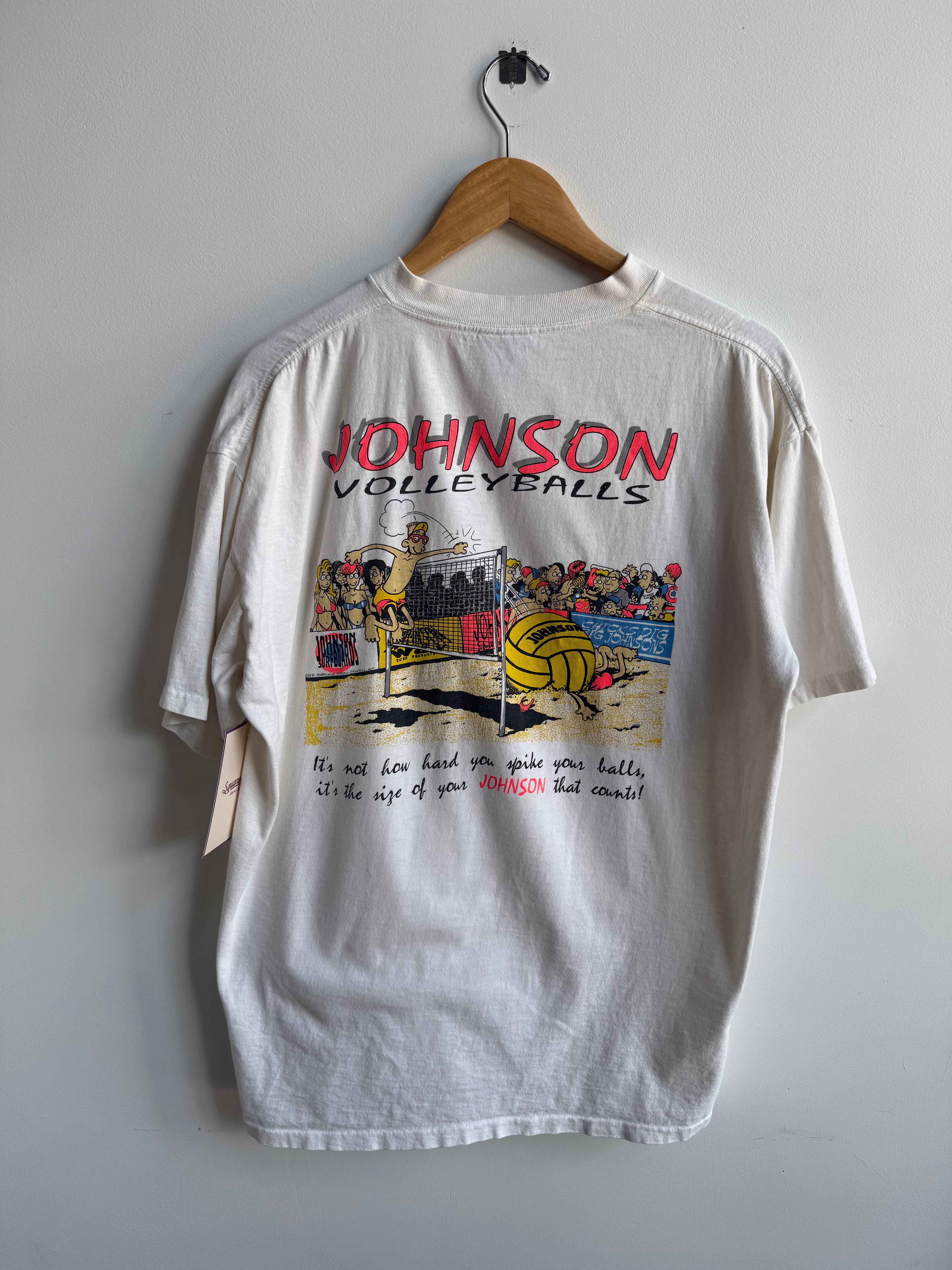 (XL) Big Johnson Volleyball Tee