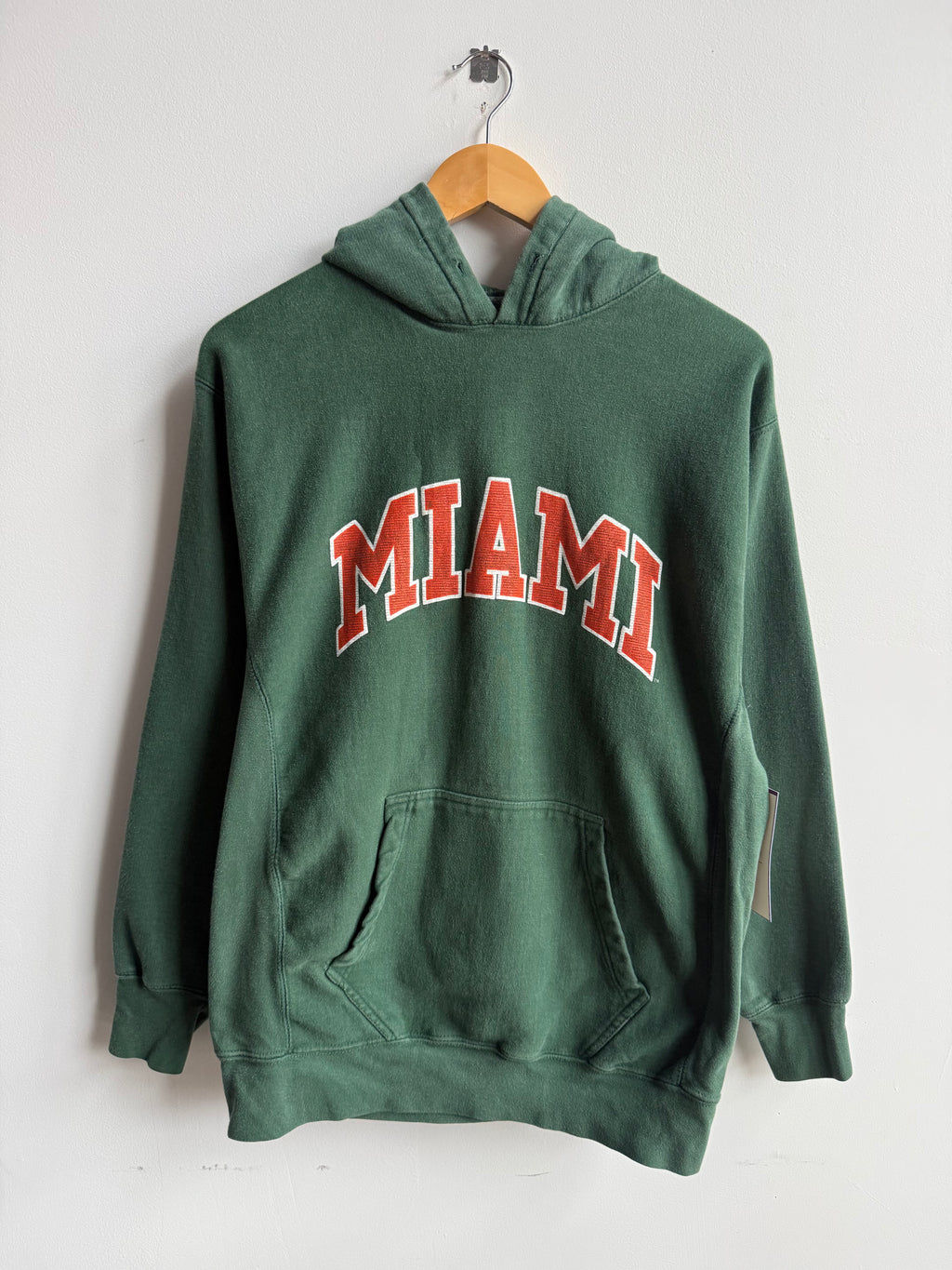 (L) University of Miami Heavyweight Hoodie