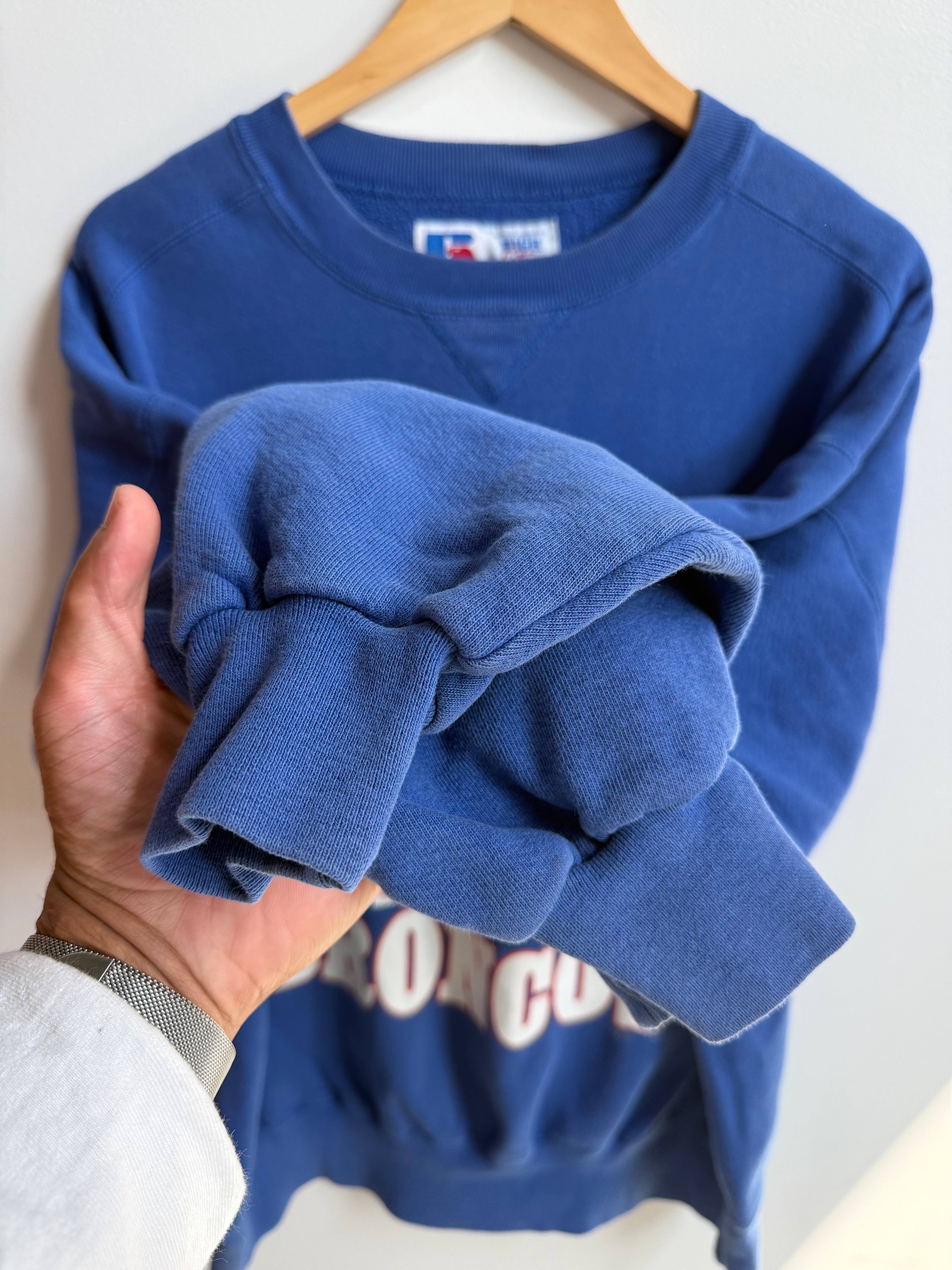 (XL) Denver Broncos Russell Crew
