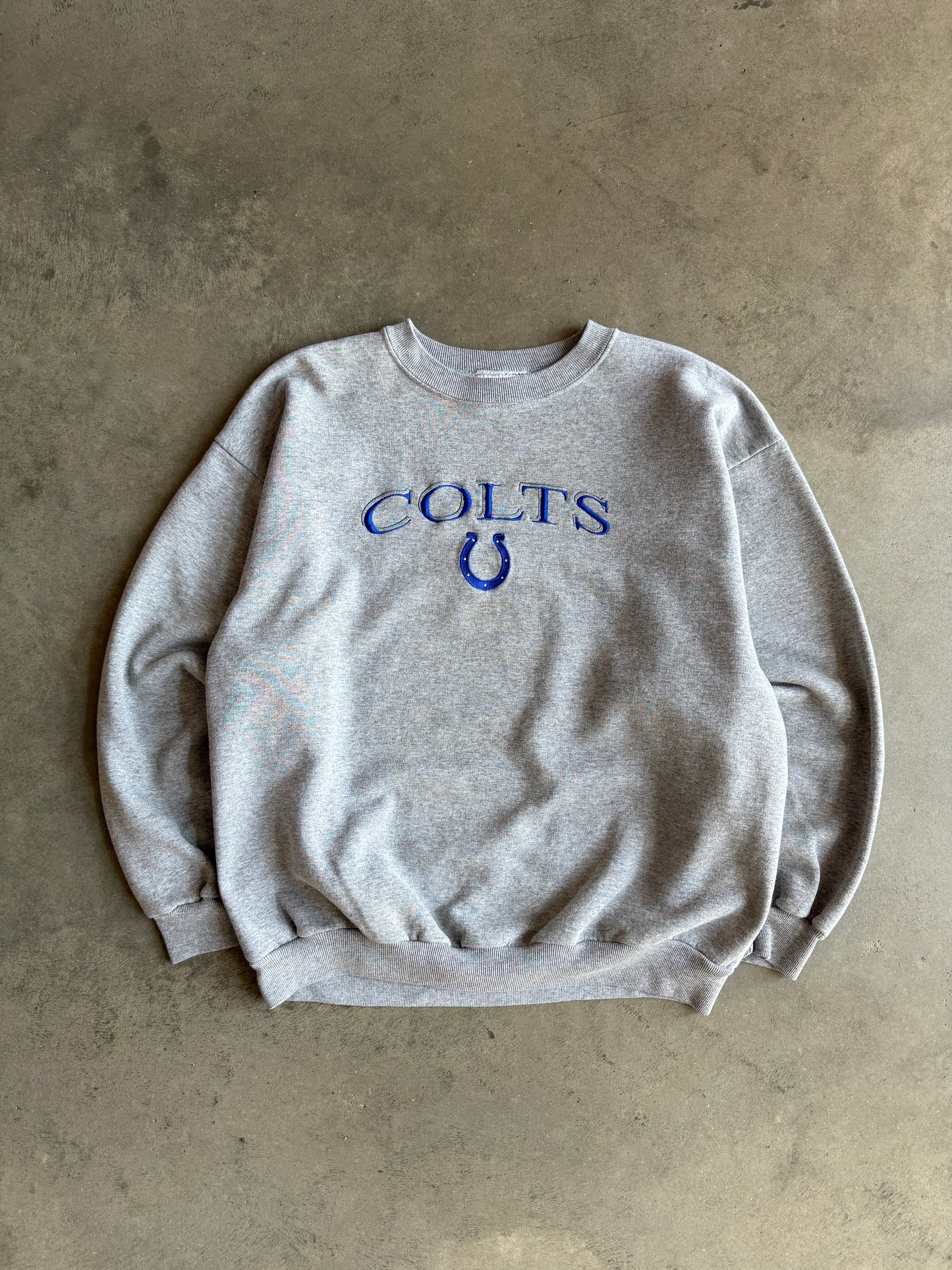 (L) Indianapolis Colts Embroidered Crew