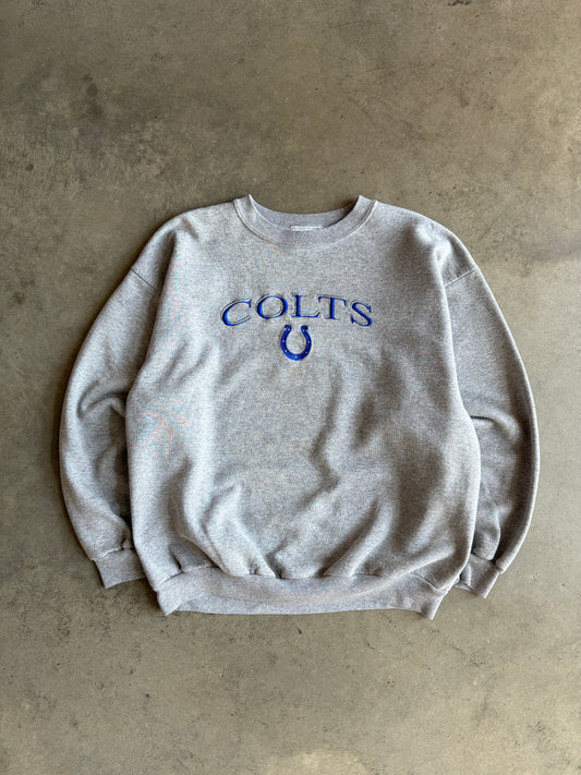 (L) Indianapolis Colts Embroidered Crew