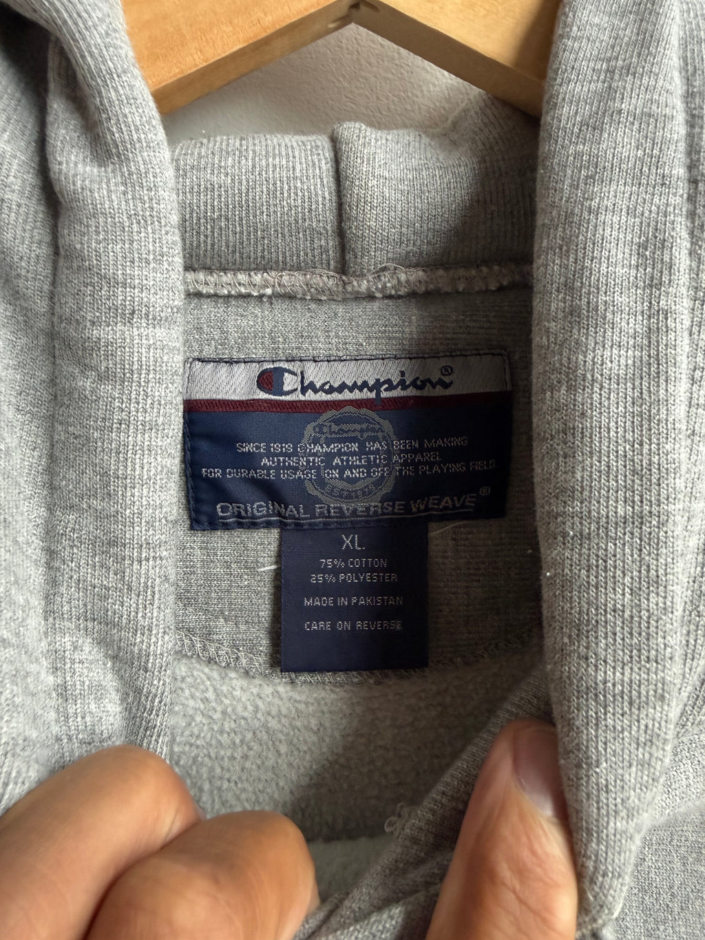 (XL) Iowa Reverse Weave Hoodie