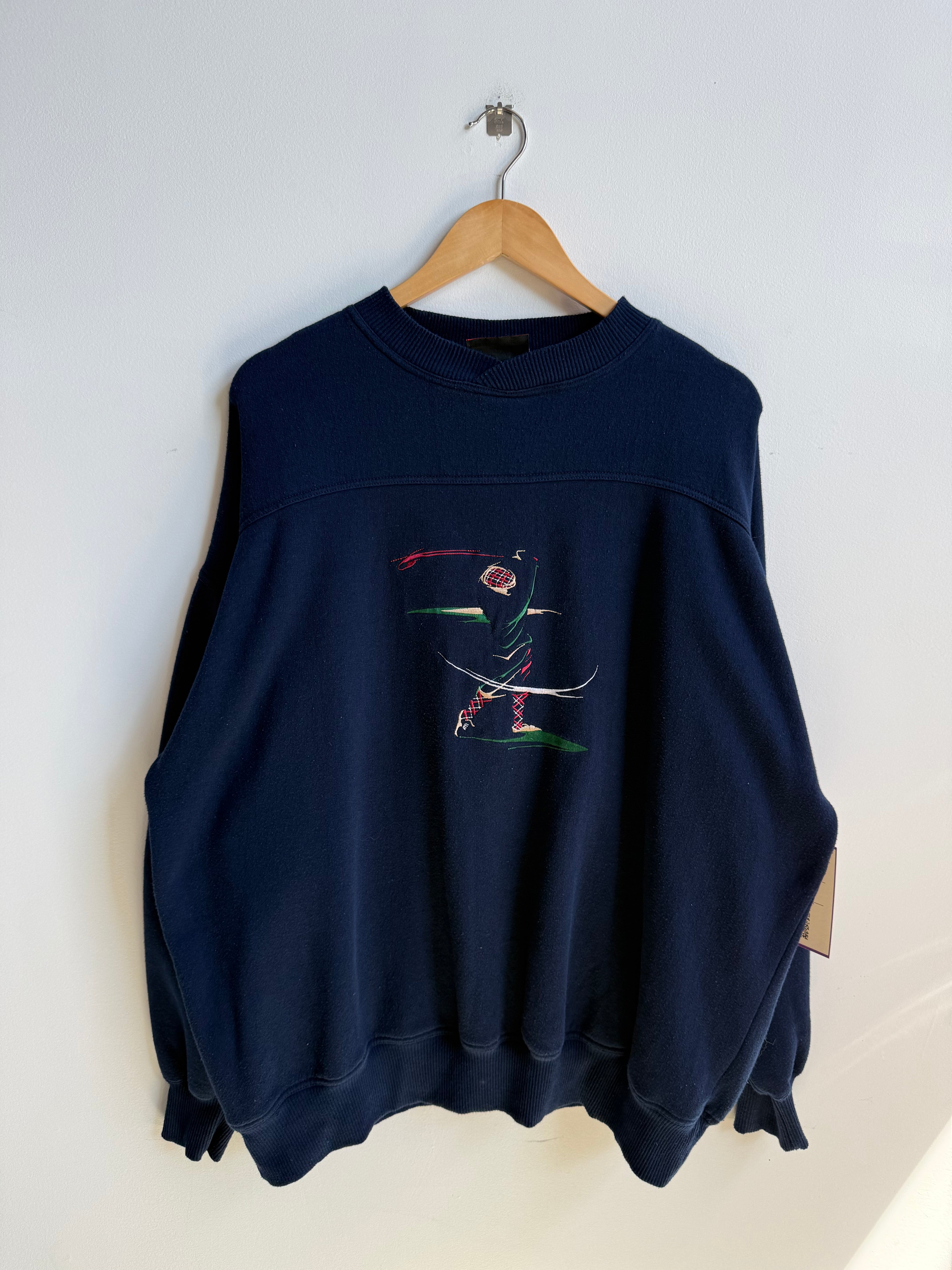 (XL) Embroidered Golf Crew