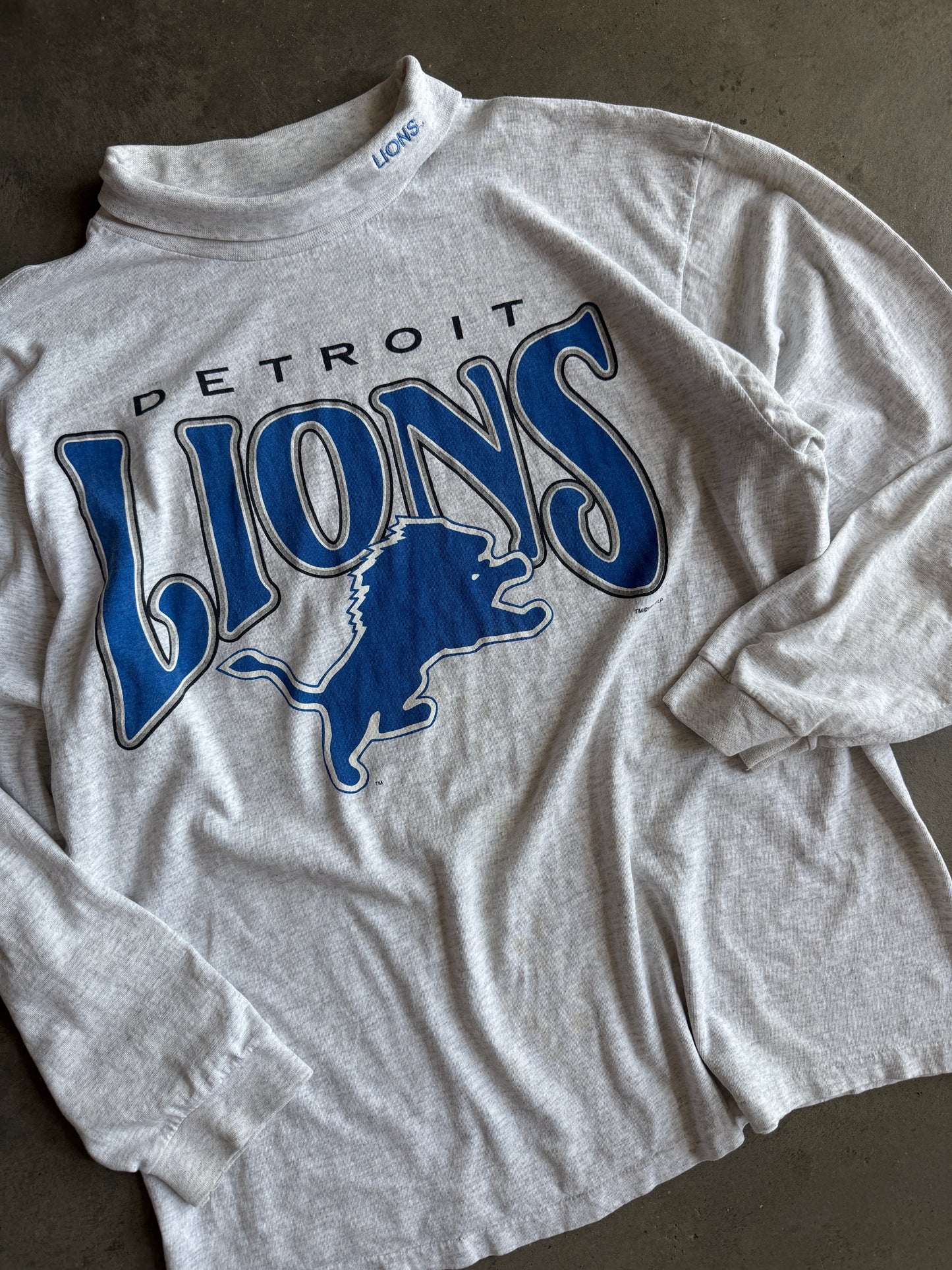 (XL) Detroit Lions Turtle Neck Tee
