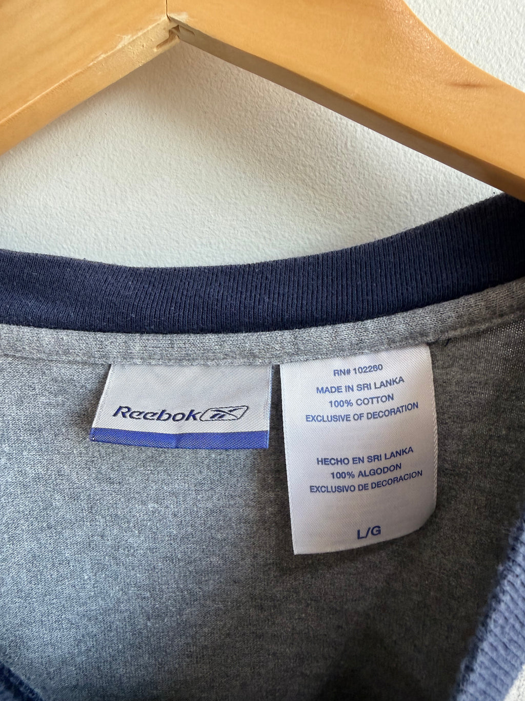 (L) Reebok Tee