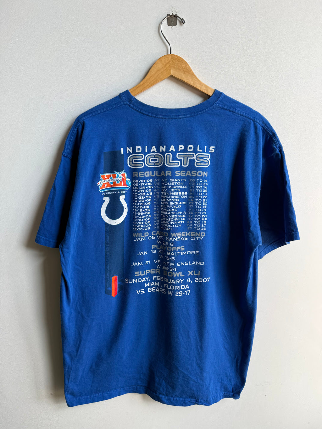 (XL) Indianapolis Colts Super Bowl Tee