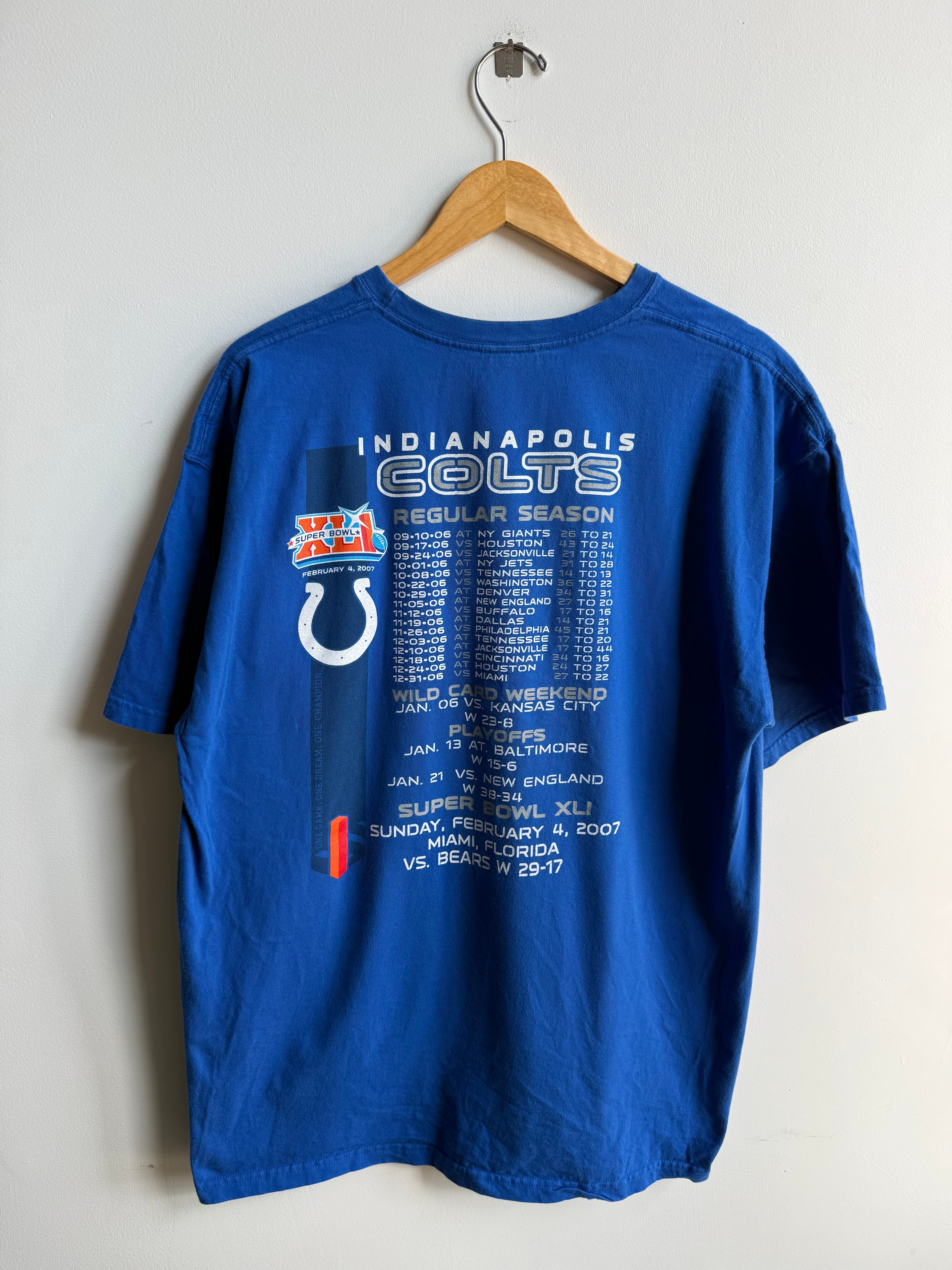 (XL) Indianapolis Colts Super Bowl Tee