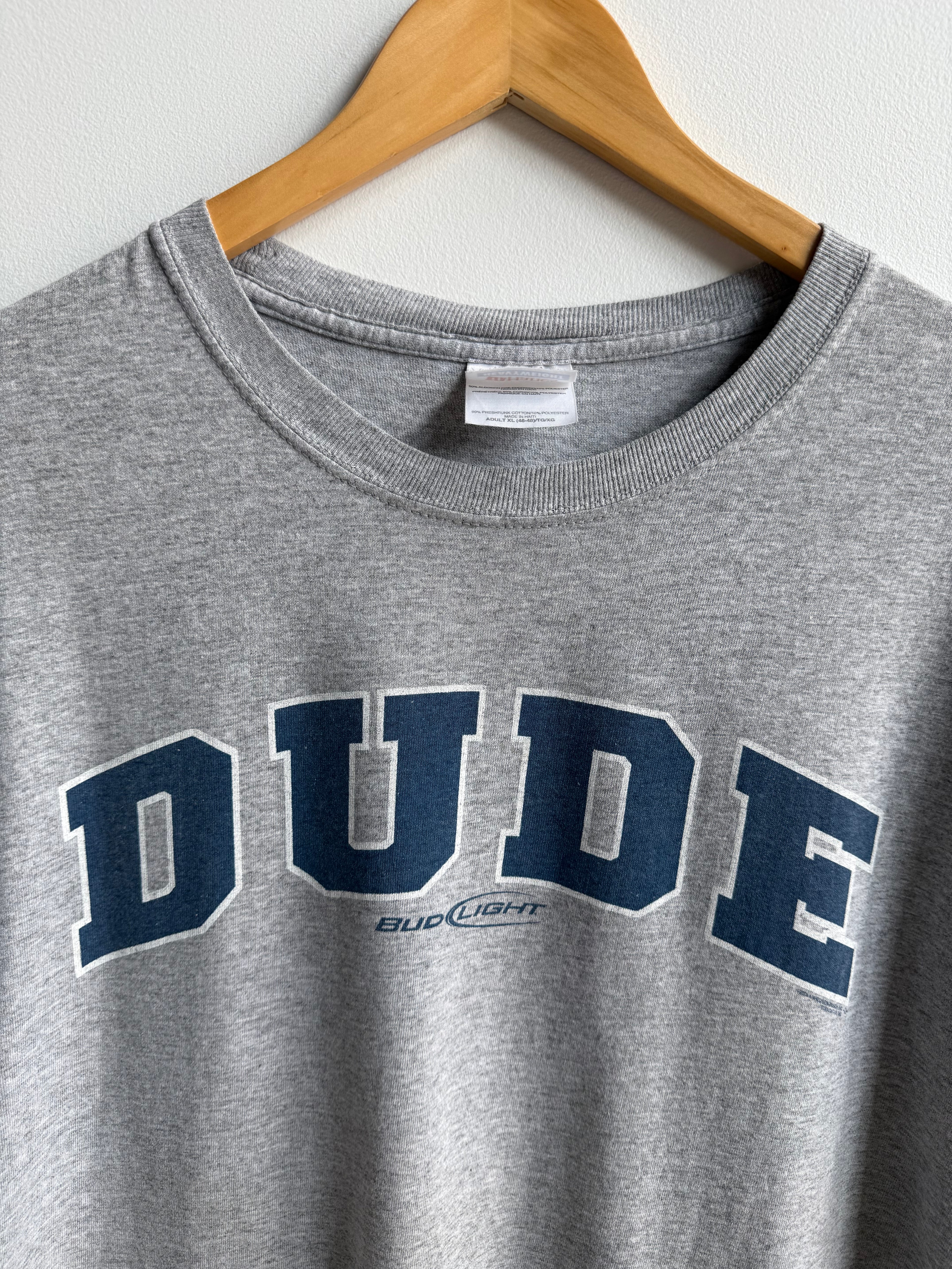 (XL) Dude Bud Light Tee