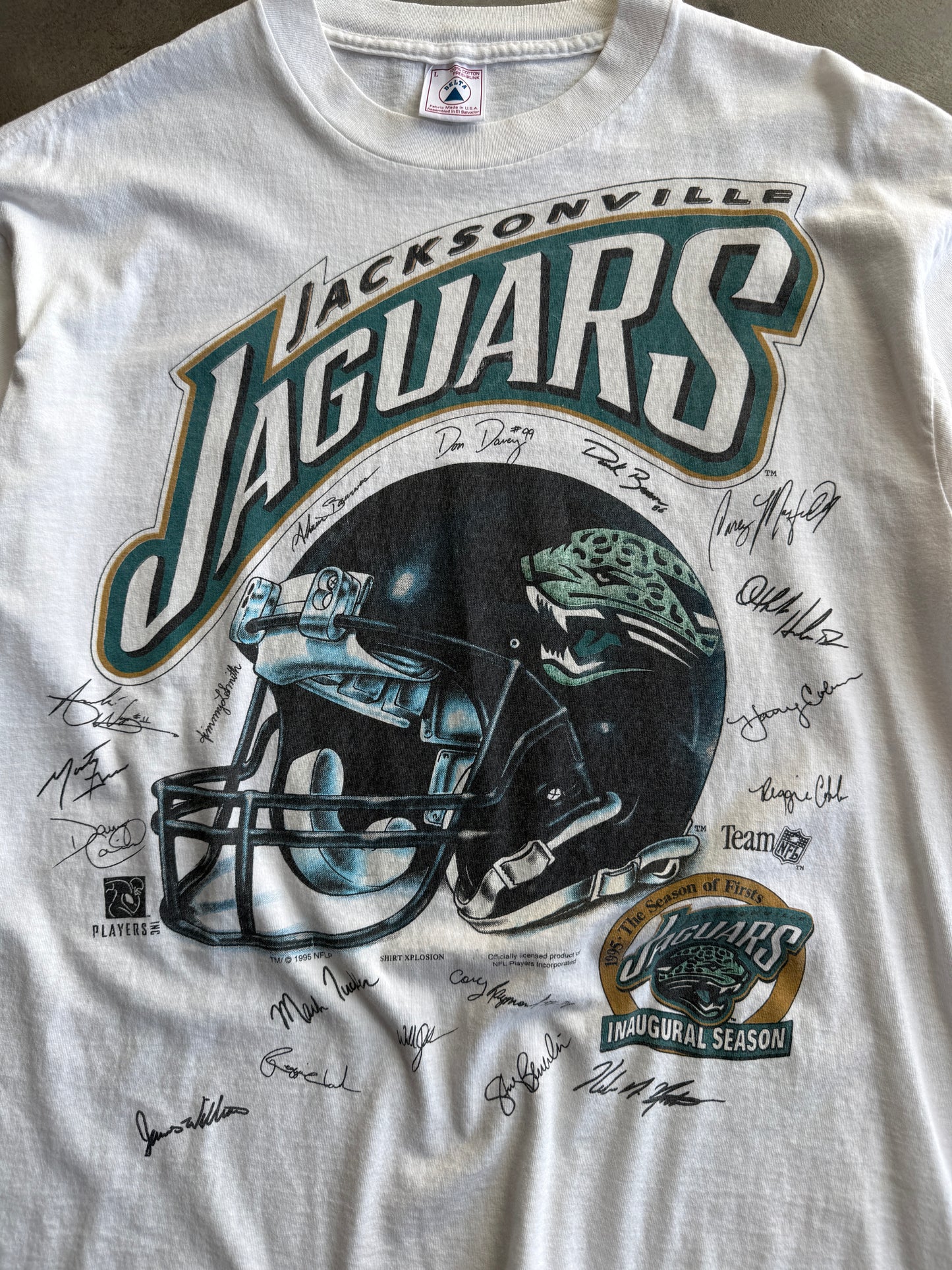 (L) Jacksonville Jaguars Inaugural Season Tee