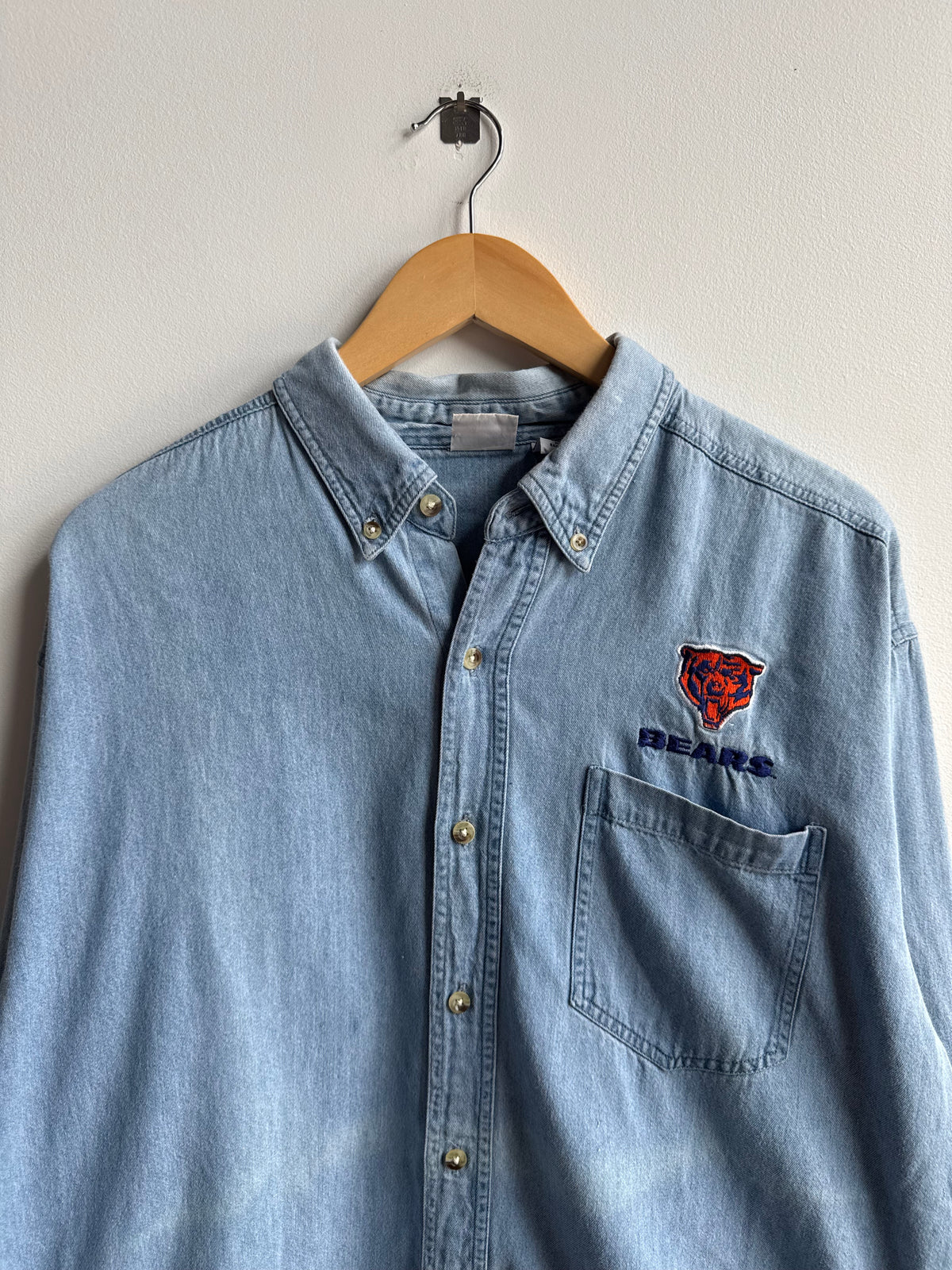 (XL) Chicago Bears Denim Shirt