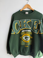 (XL) Green Bay Packers All Over Print Crew