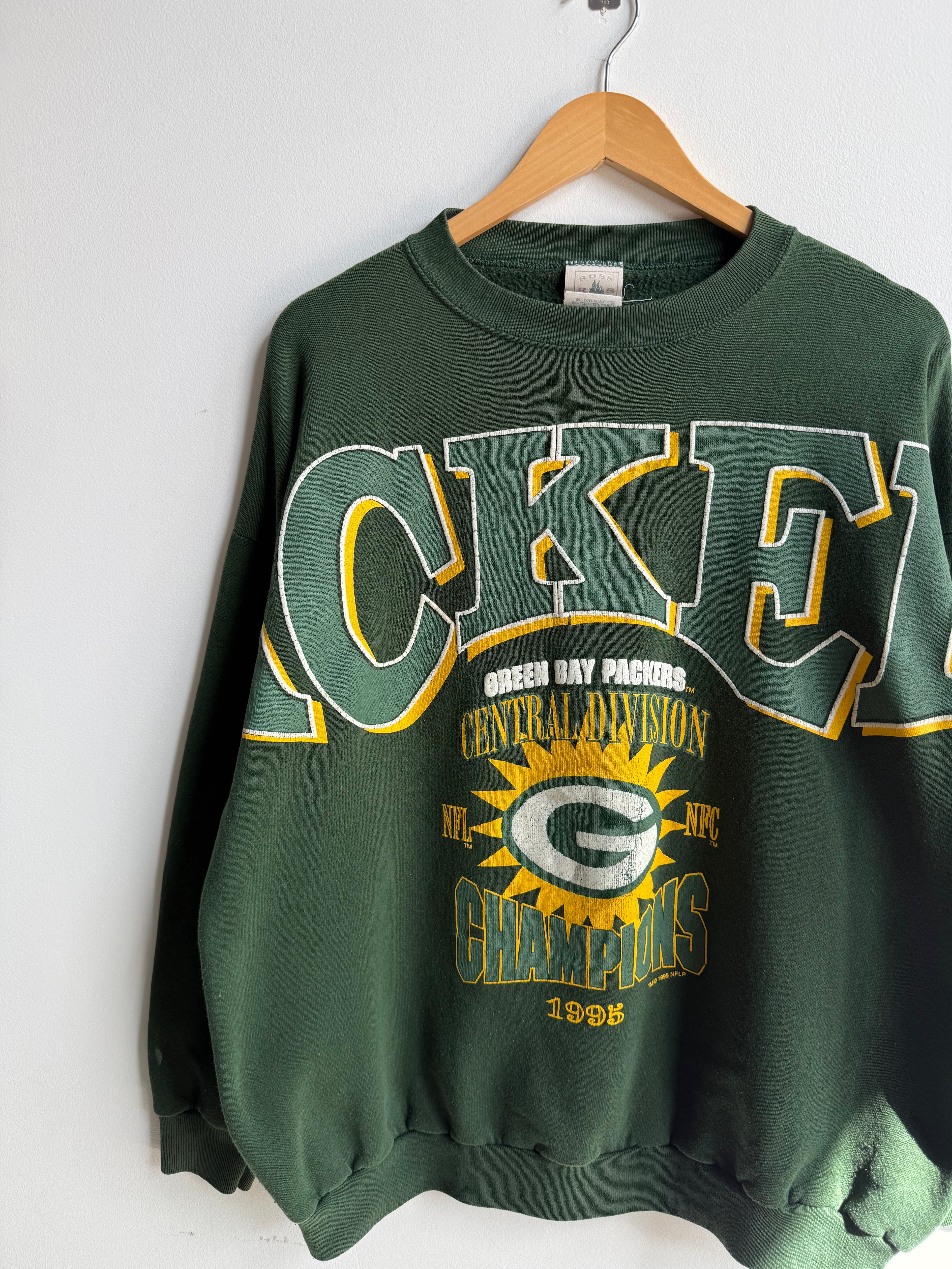 (XL) Green Bay Packers All Over Print Crew
