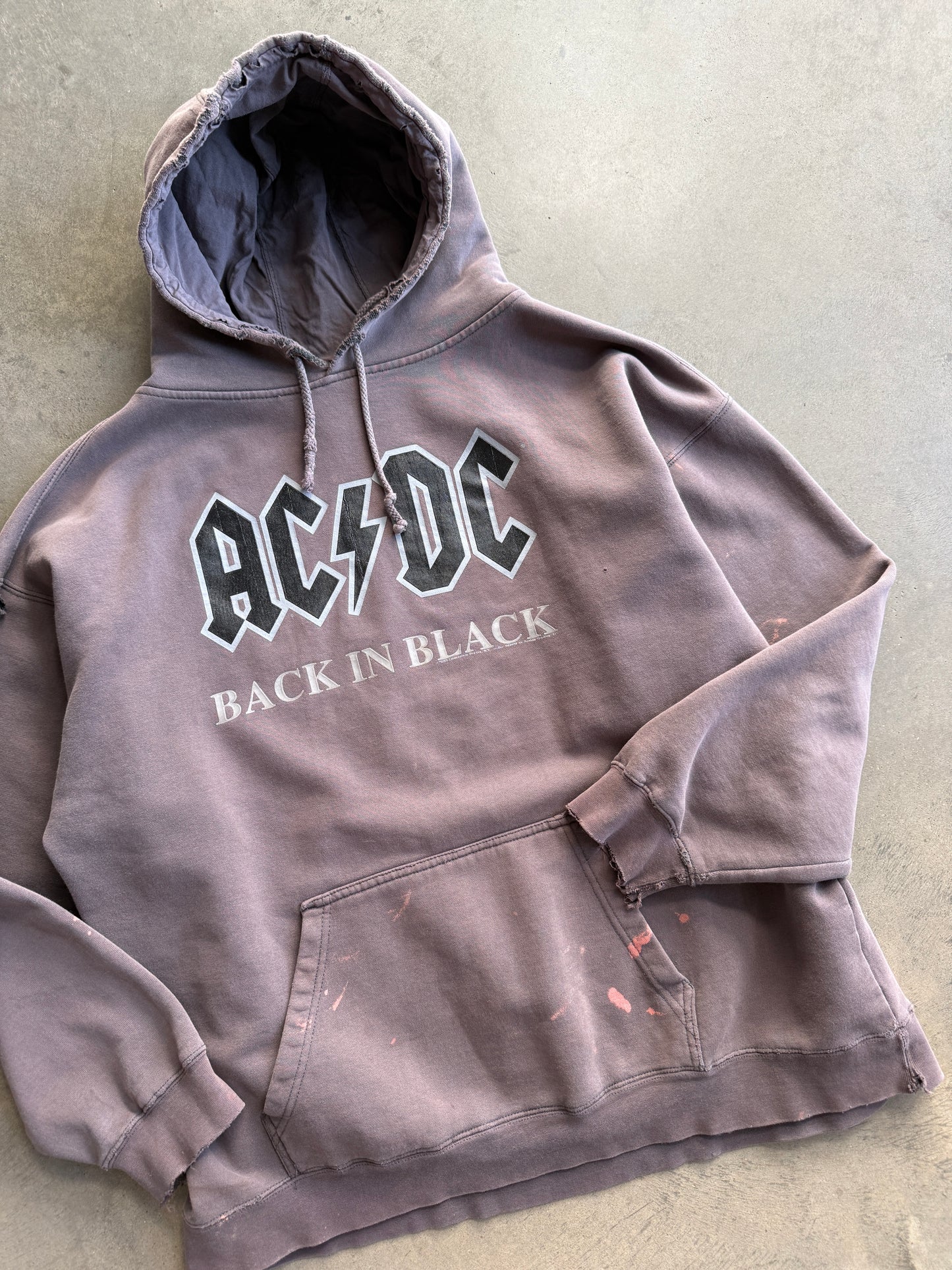 (XL) AC/DC Back In Black Hoodie