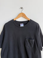 (XL) Black Pocket Tee
