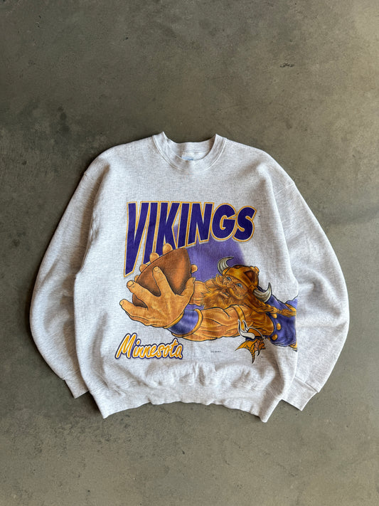 (XL) Minnesota Vikings Wrap Around Crew