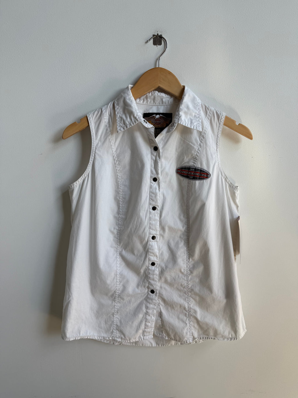 (M) Harley Davidson Button Up