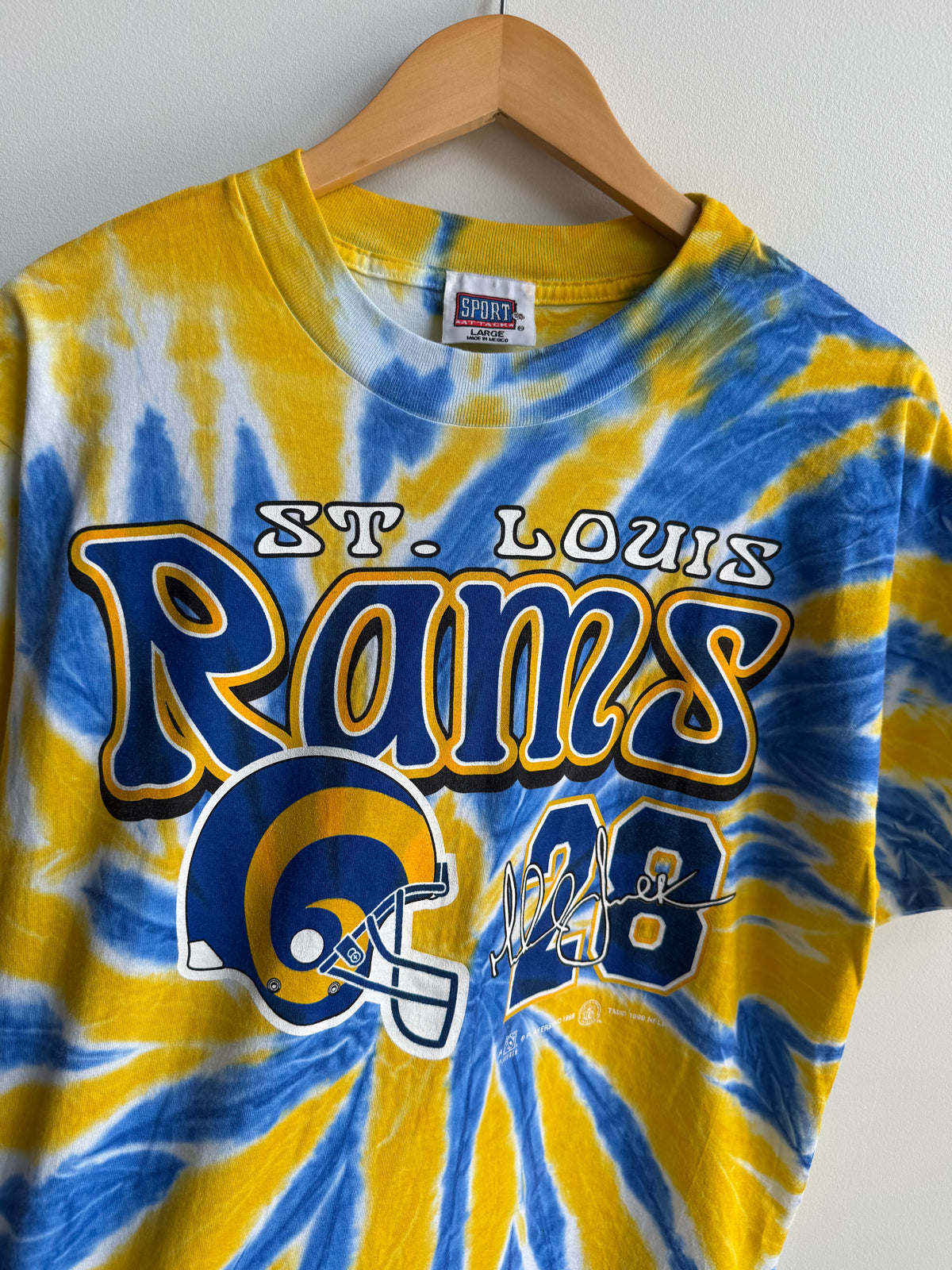 (L) Marshall Faulk St Louis Rams Tee