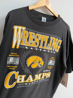 (XL) Iowa Wrestling National Champs Tee