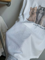 (L) See No Evil Cats Tee