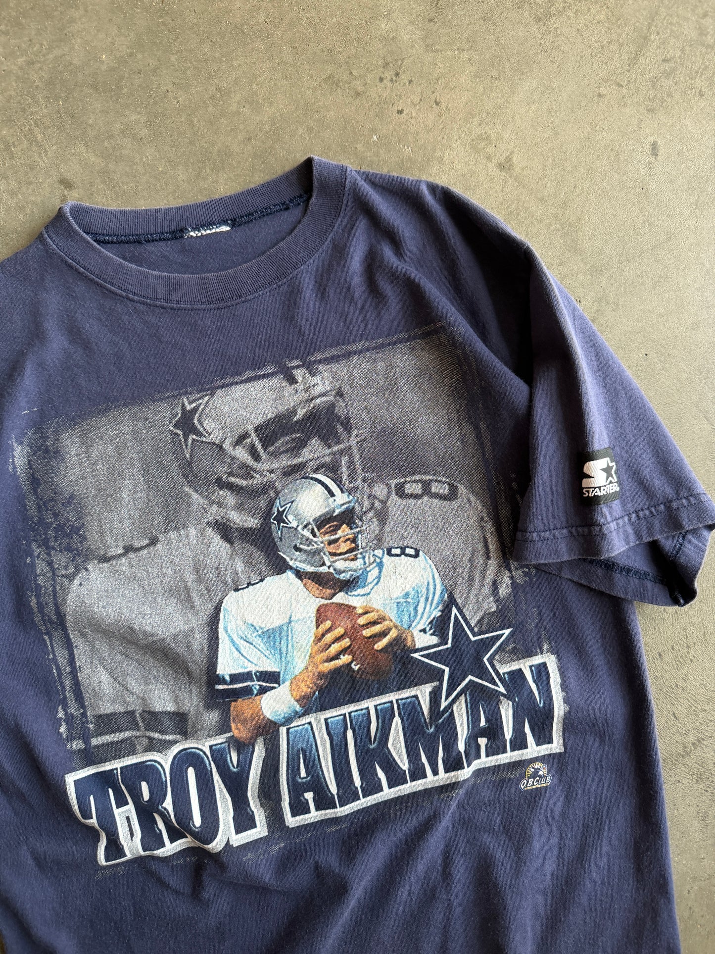 (L) Troy Aikman Dallas Cowboys Tee