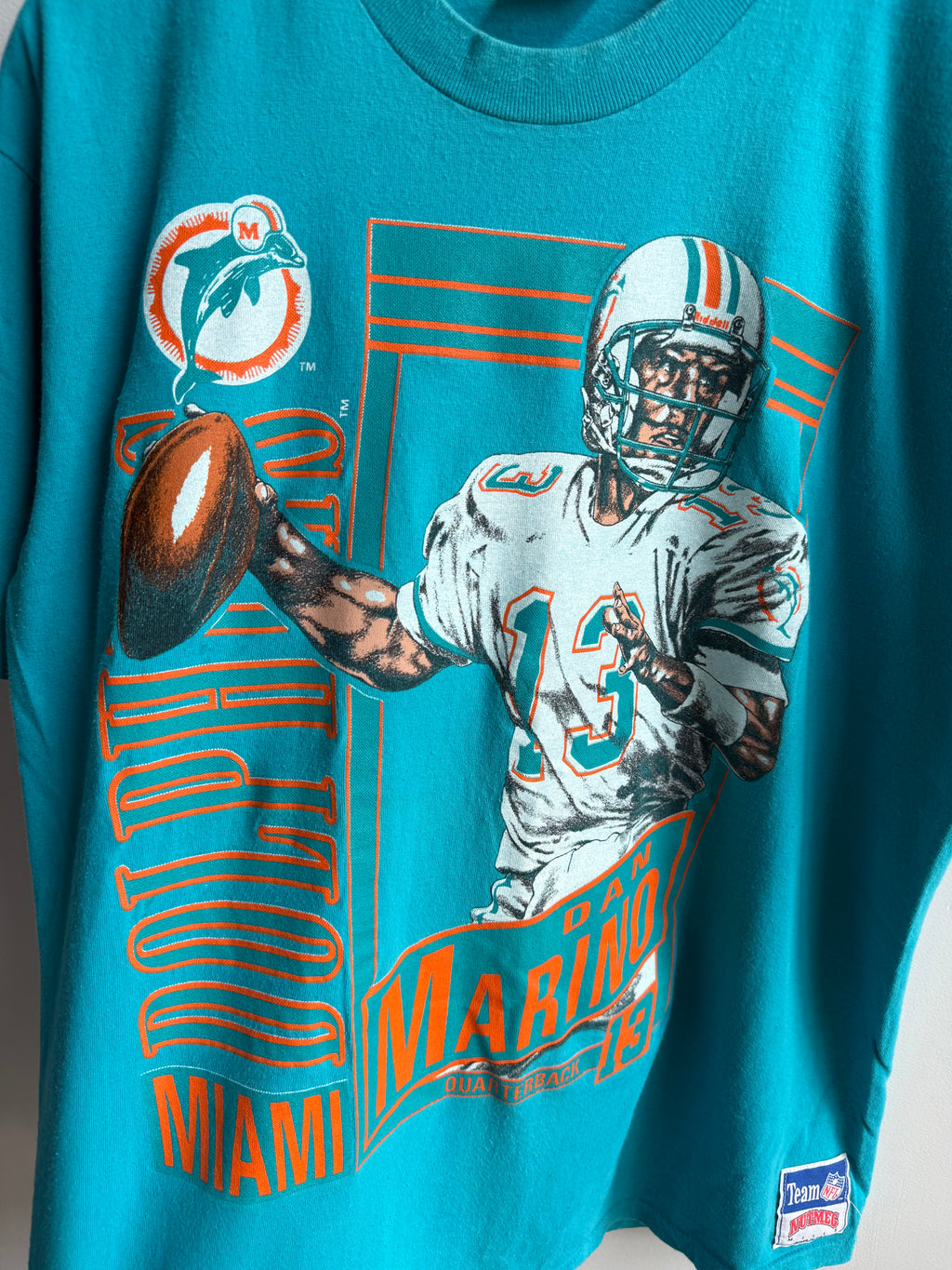 (L) Dan Marino Dolphins Tee