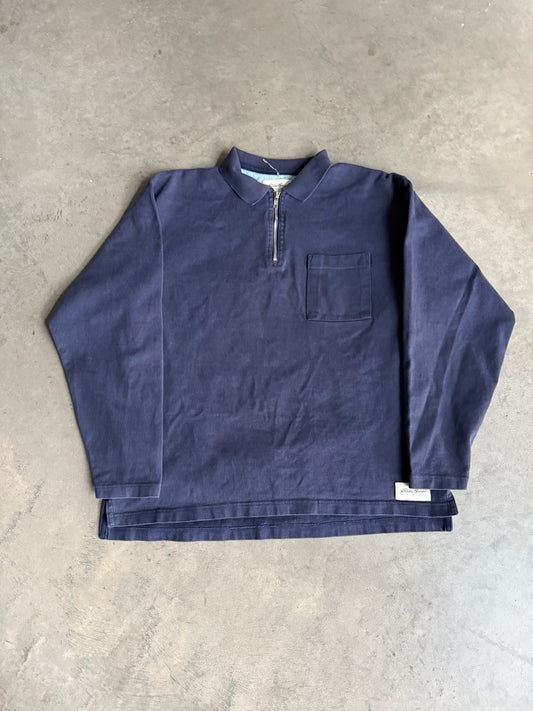 (L) Eddie Bauer Quarter Zip Shirt