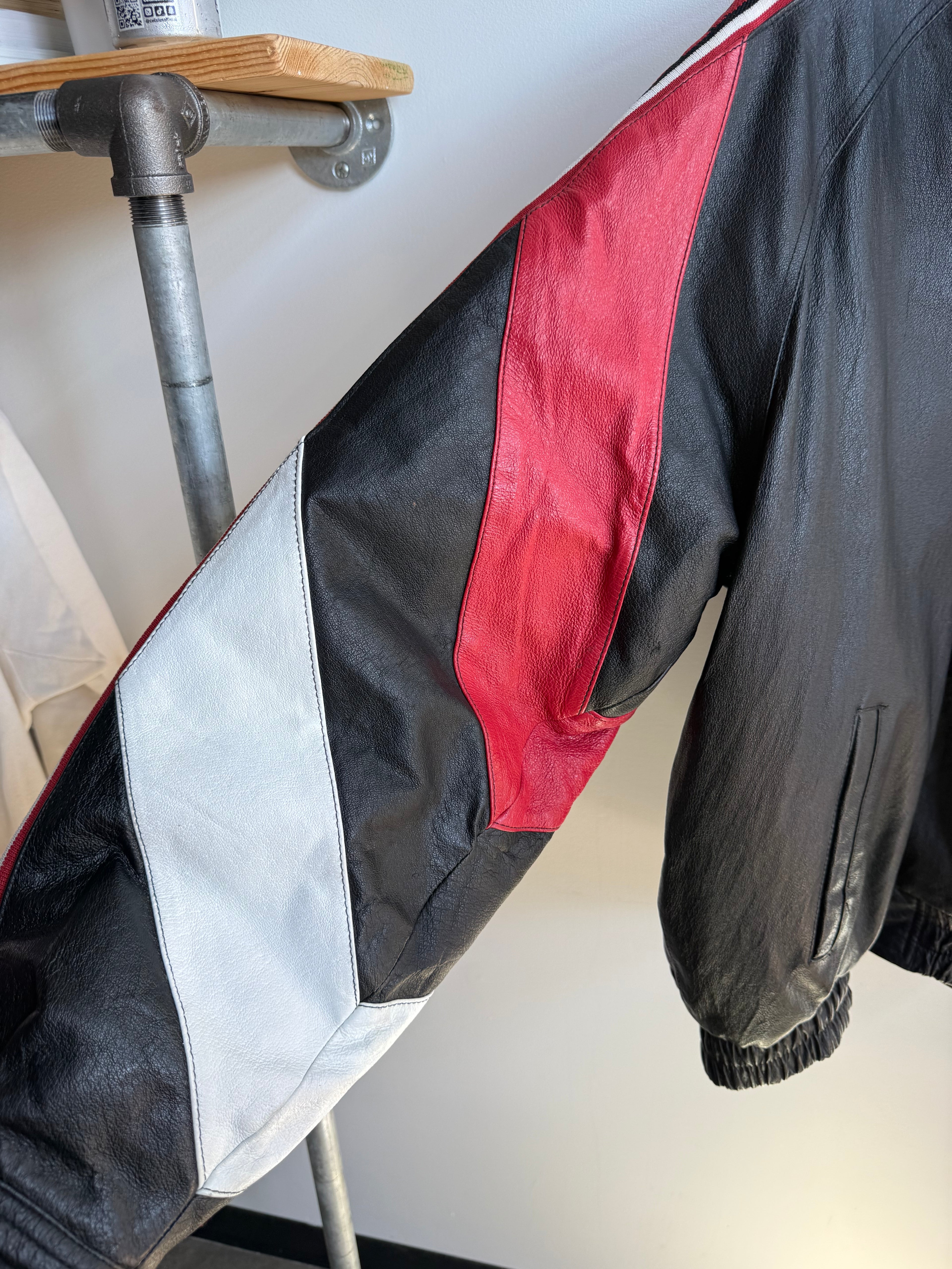 (L) Budweiser Leather Jacket