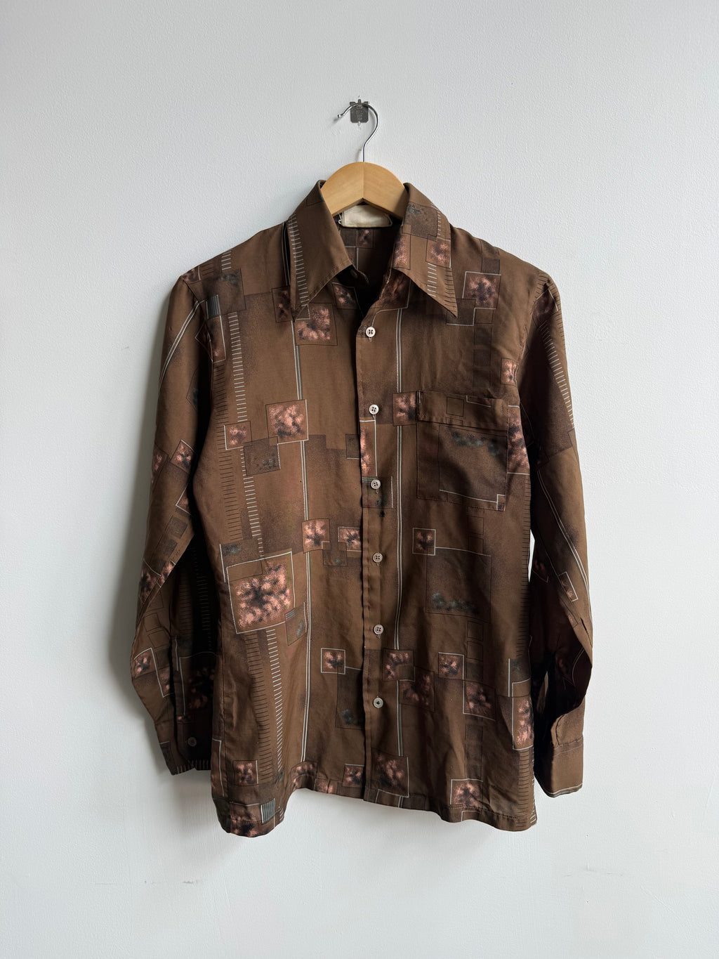 (M) Button Down Light Weight Shirt