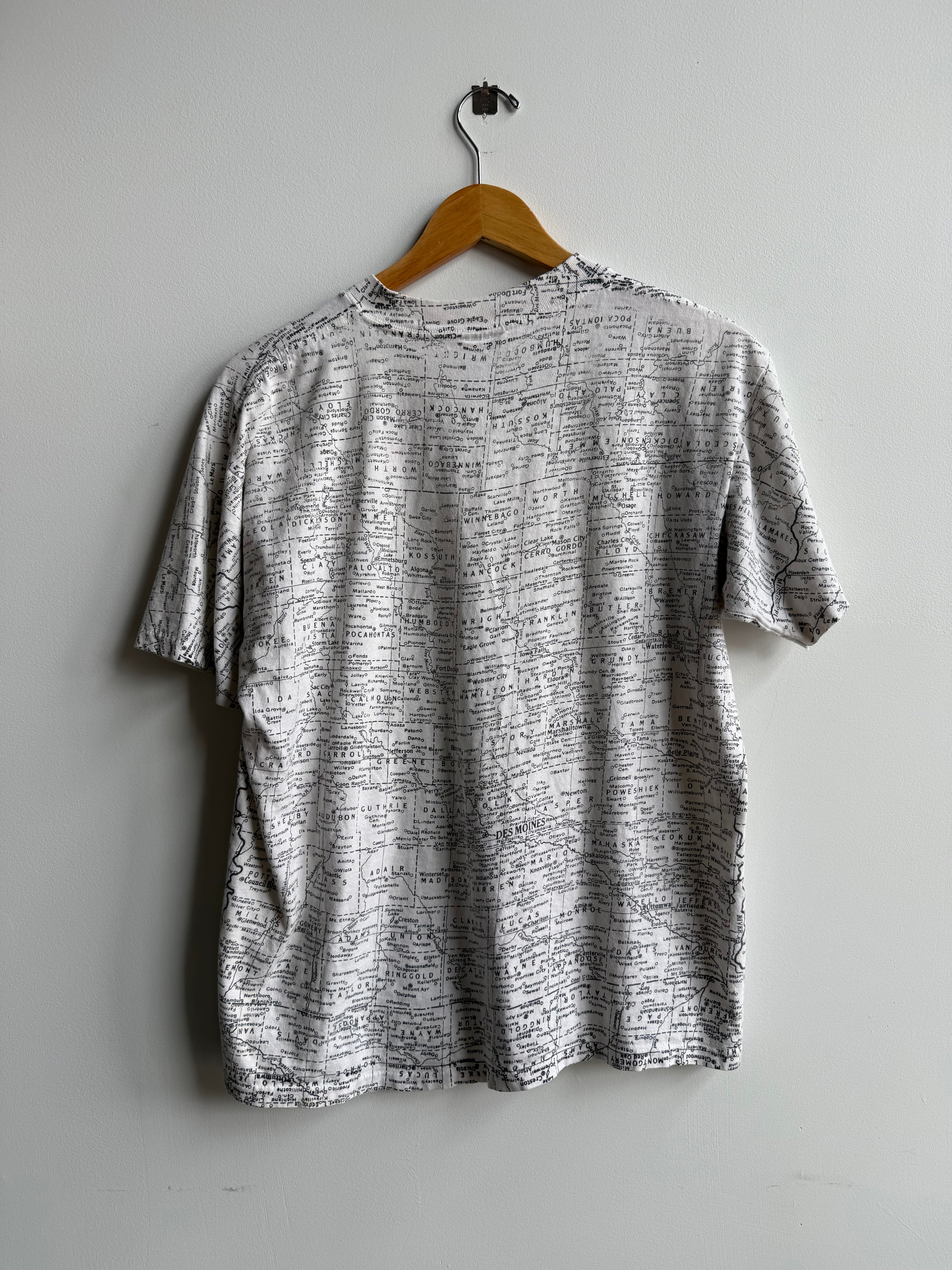 (M) Iowa AOP Map Tee