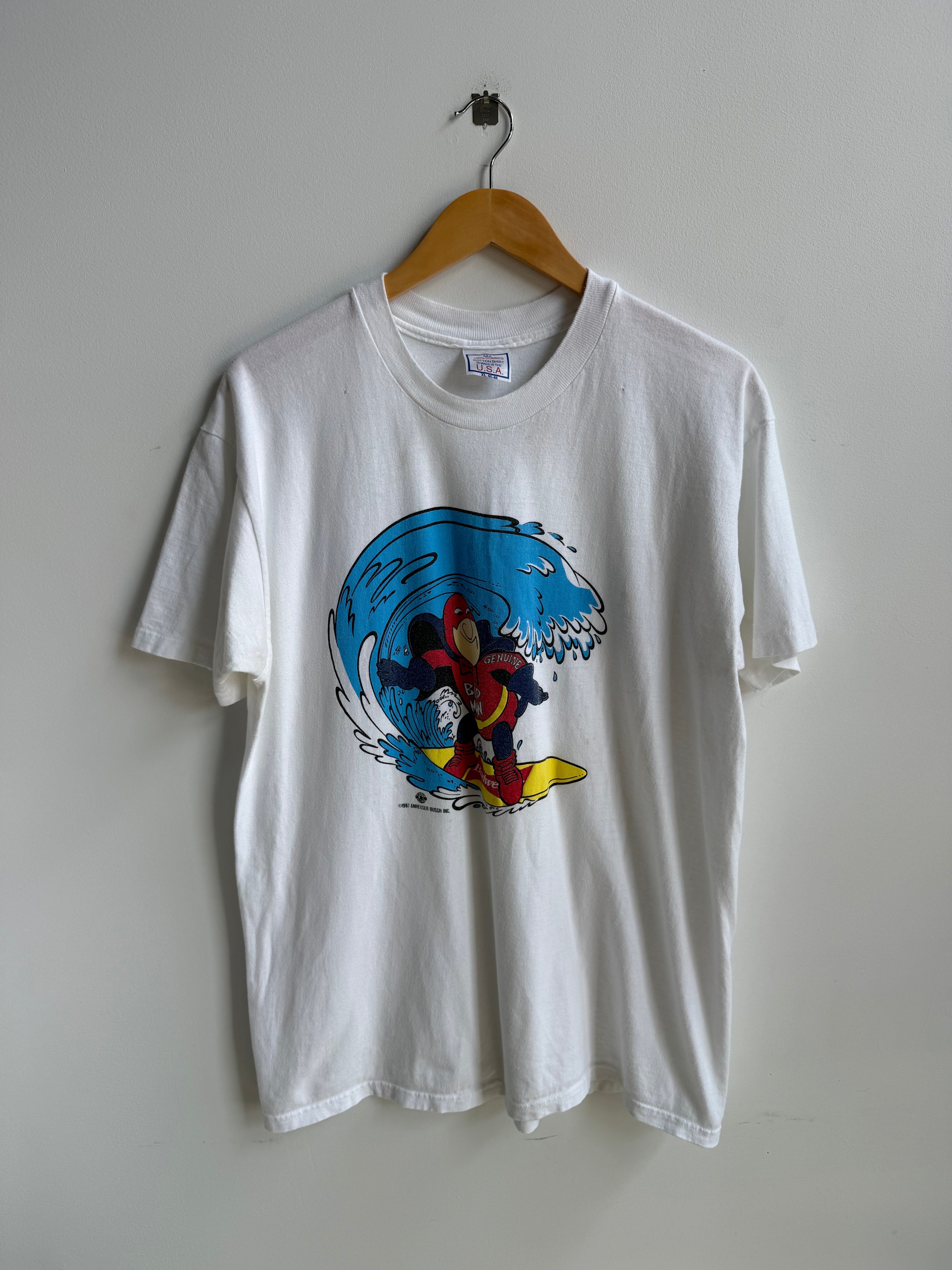 (XL) Bud Man Surf Tee