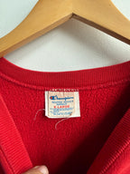 (XL) Red Champion Reverse Weave Crew