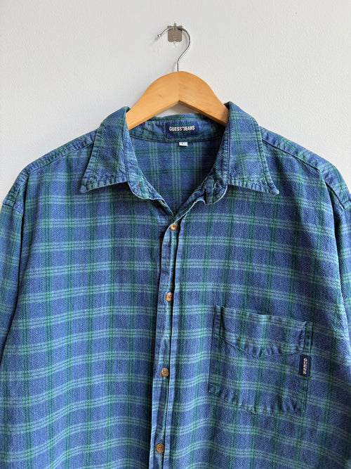 (L) Guess Jeans Button Down Shirt