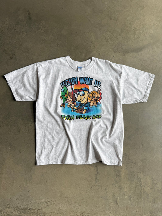 (XXL) Fish Fear Me Tee