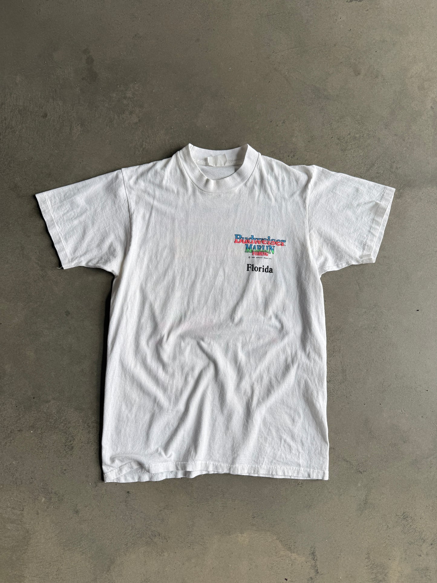 (L) Budweiser Marlin Fishing Tee