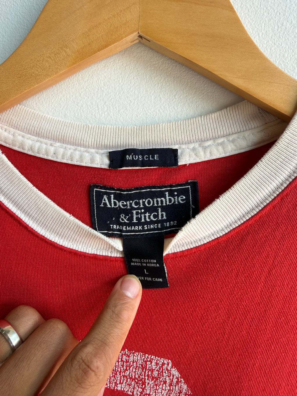(L) Abercrombie #8 Tee