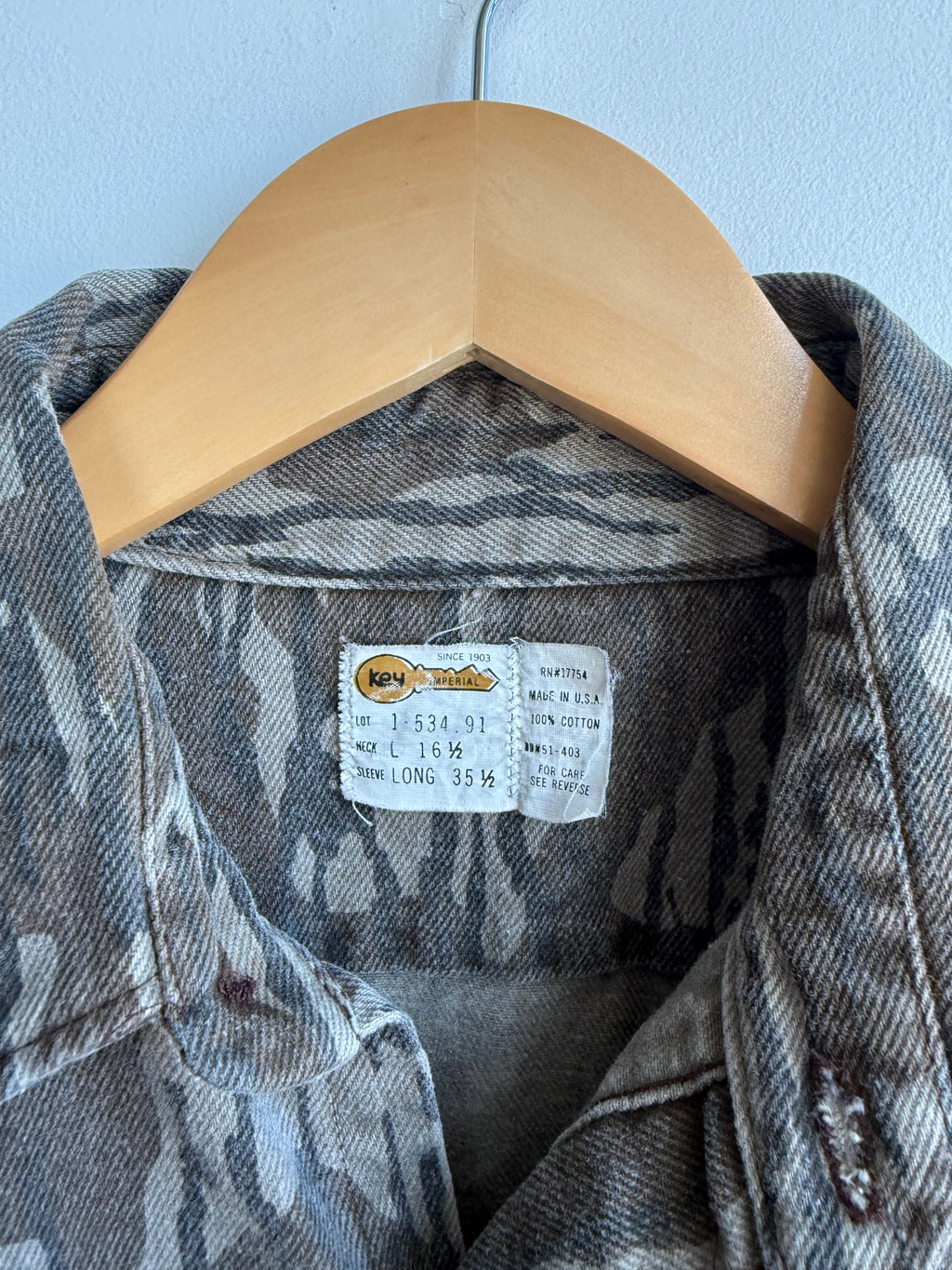 (L) Key Imperial Tree Camo Shirt