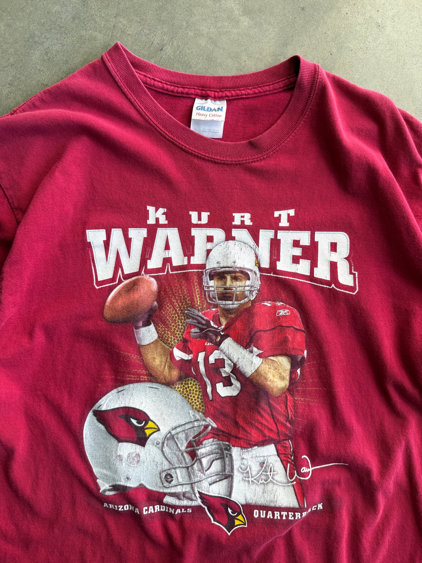 (L) Arizona Cardinals Kurt Warner Tee