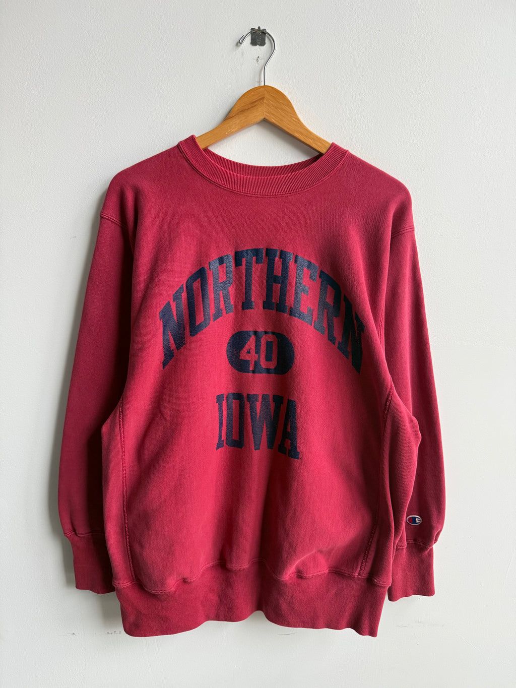 (XL) Northern Iowa Reverse Weave Crew
