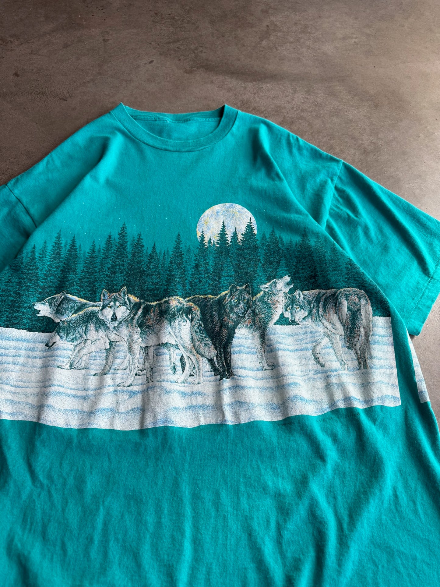(XL) Wolves AOP Tee
