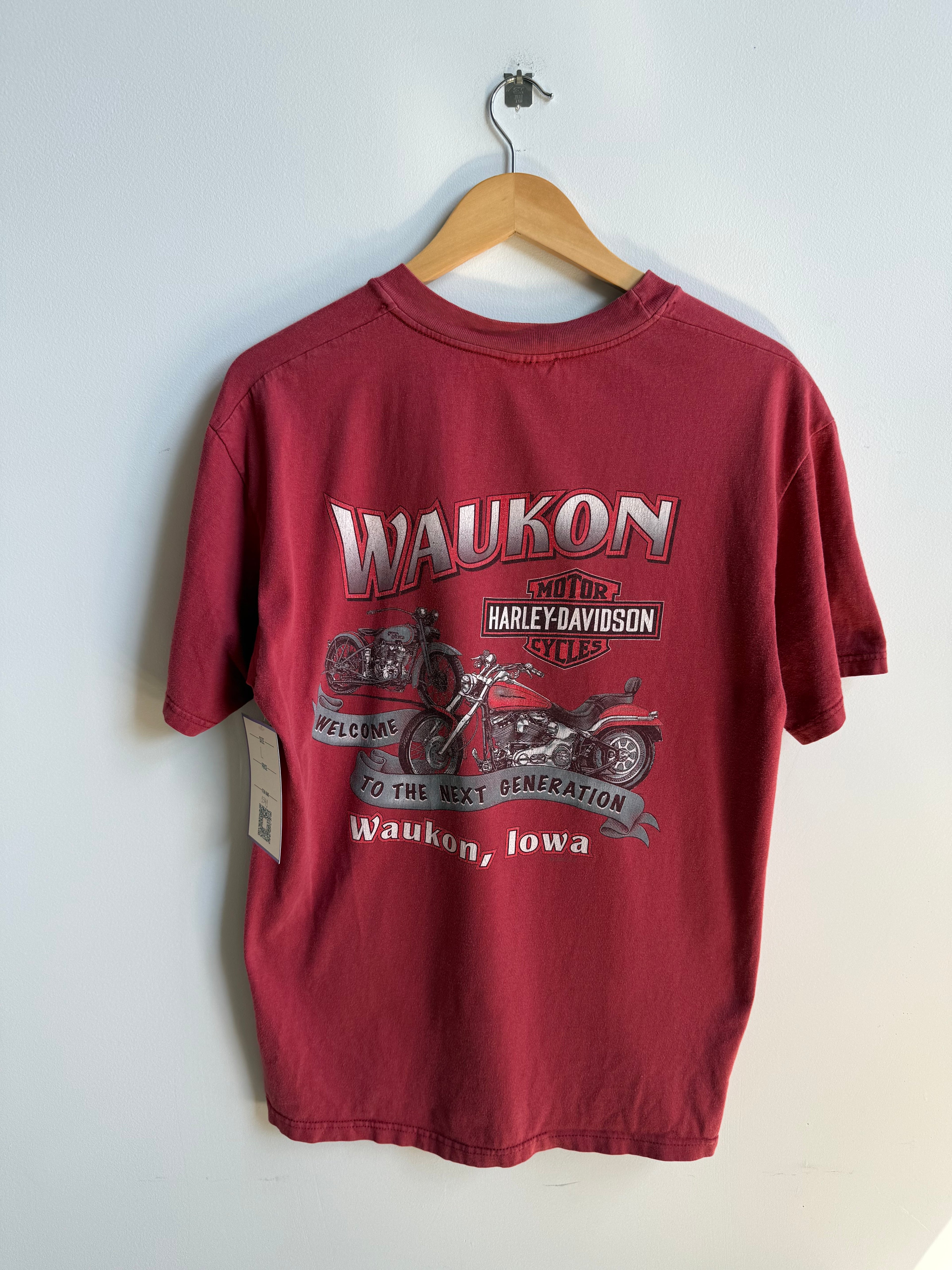 (L) Harley Davidson Waukon Tee