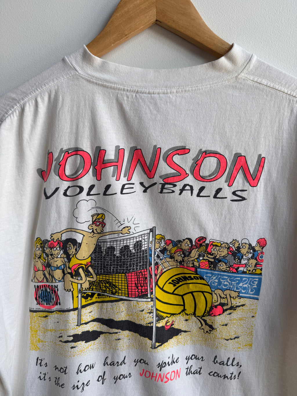 (XL) Big Johnson Volleyball Tee