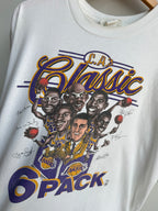 (XL) Los Angeles Lakers Caricature Tee
