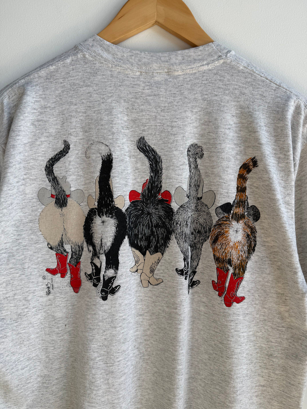 (L) Cowboy Cats Tee