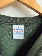 (L) Green Champion Reverse Weave Crew