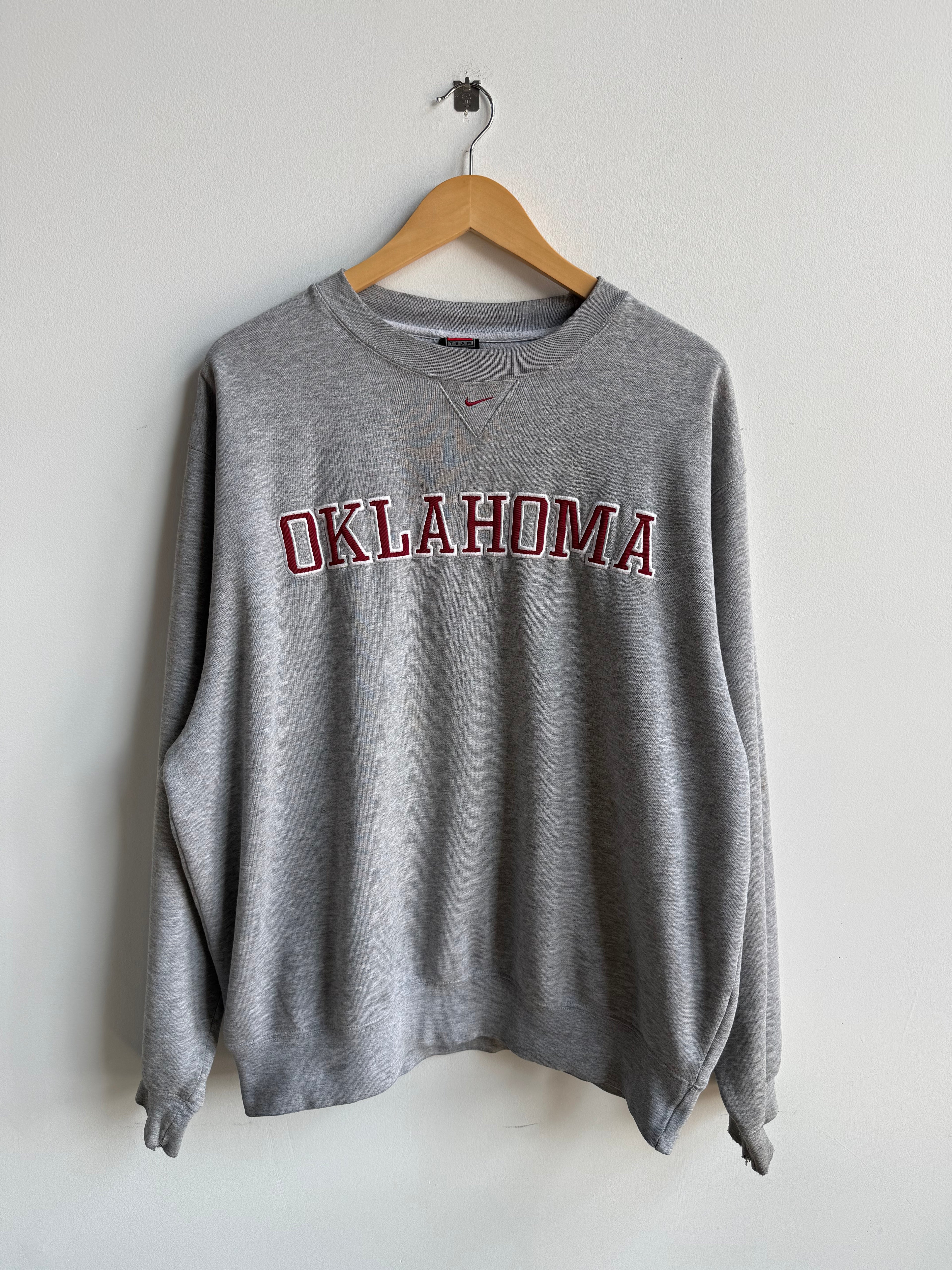 (L) Oklahoma Sooners Nike Crew