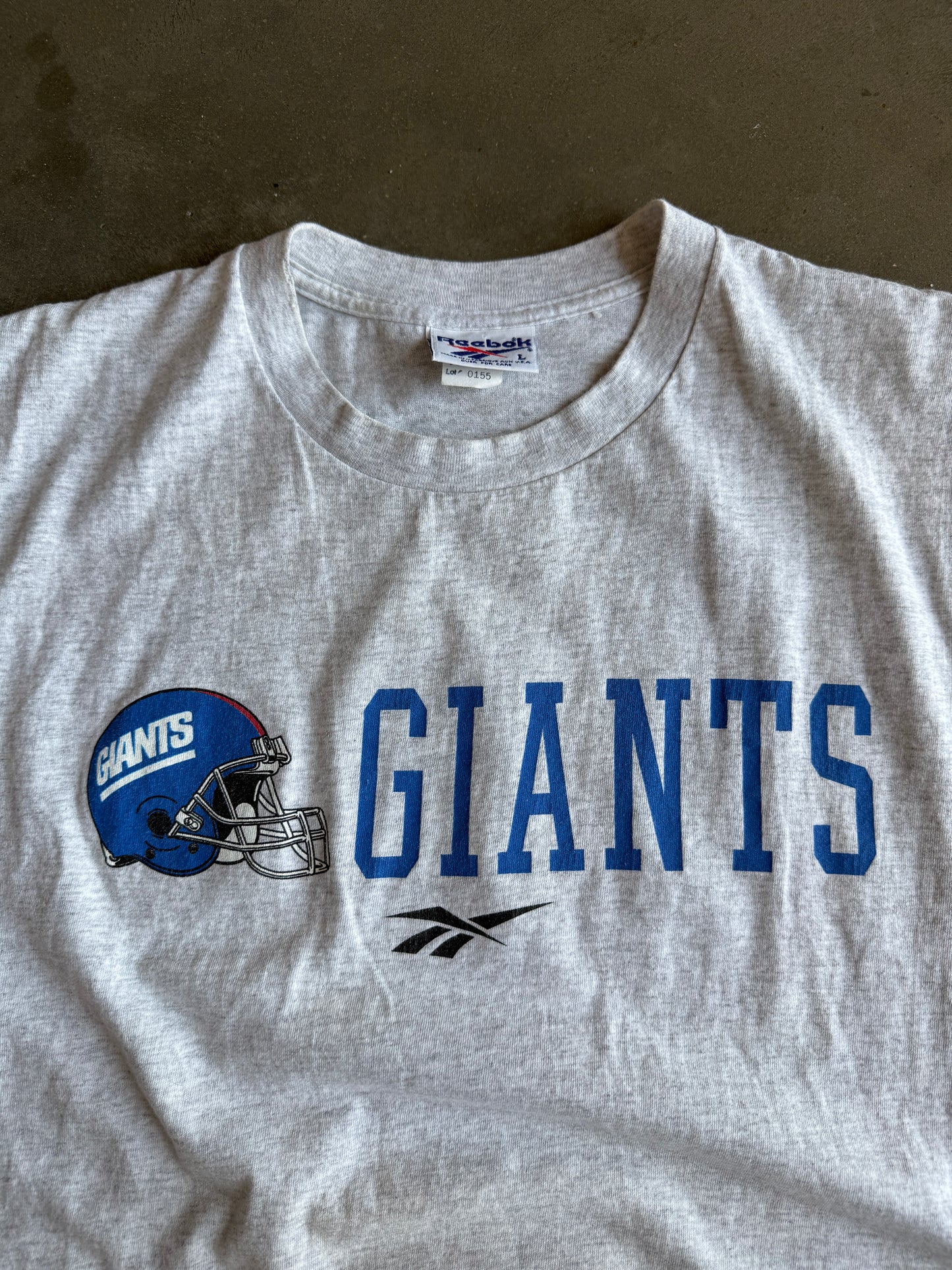 (L) New York Giants Reebok Tee