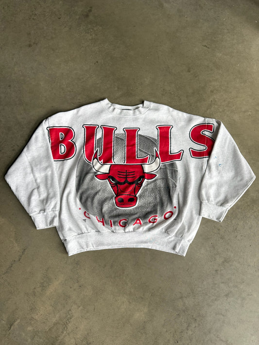 (XL) Chicago Bulls Spellout Crew