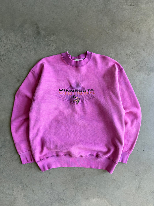 (XL) Minnesota Vikings Dyed Crew